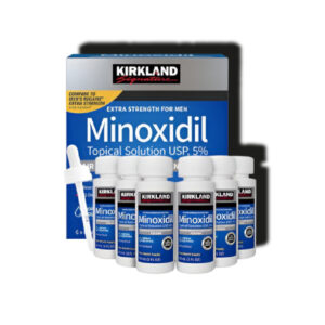 CAJA DE MINOXIDIL KIRKLAND 5% + GOTERO