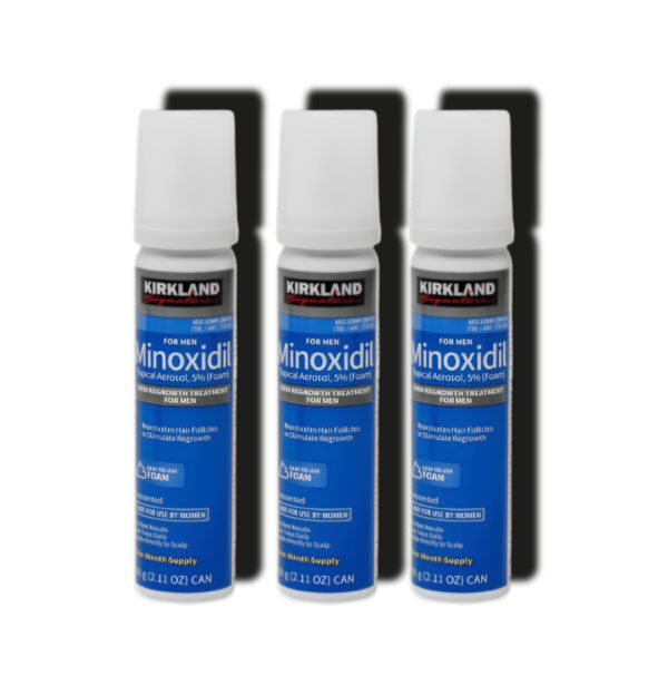 3 MINOXIDIL KIRKLAND 5% EN ESPUMA